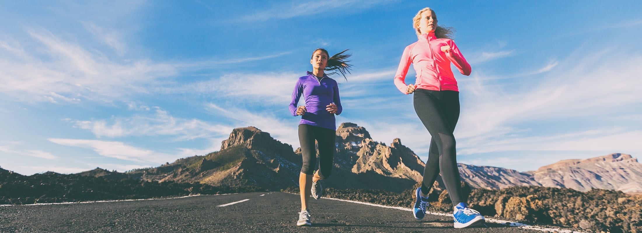 women running adapta fuel